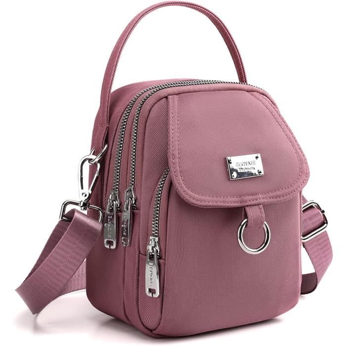 Sac Femme Sac Bandouliere Telephone Portable Femme Fille Portefeuille Sac À Bandoulière En Cuir
