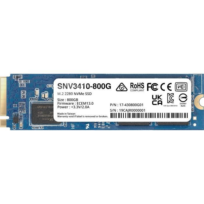 SSD – SYNOLOGY – SNV3410-800G – 800G – Serial ATA-600 – USB 3.0