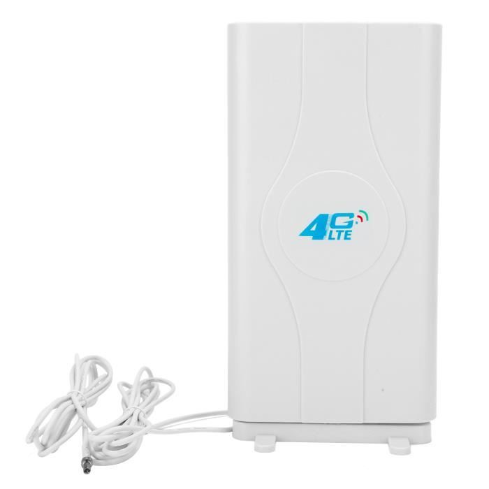 Antenne 4G/5G Magnétique Omnidirectionnelle - 600-6000 MHz - Connecteurs SMA/TS9 - Pour Routeurs - 4