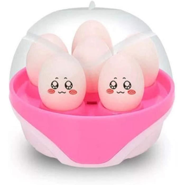 Cuiseur à œufs Céramique Vintage – 4 œufs – Japon – Blanc Poule Coq – Testé