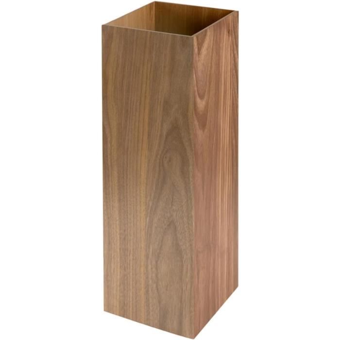 Porte-parapluie En Bois Massif - Seau De Rangement élégant Pour Entrée, Bureau Ou Hôtel - 19x49 Cm