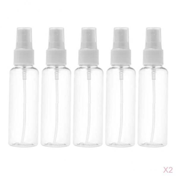 Lot De 10 Pompes Spray Pour Flacon Parfum - Embout Aluminium à Fine Brume - Pour Remplacement Ou Création DIY - Taille Standard