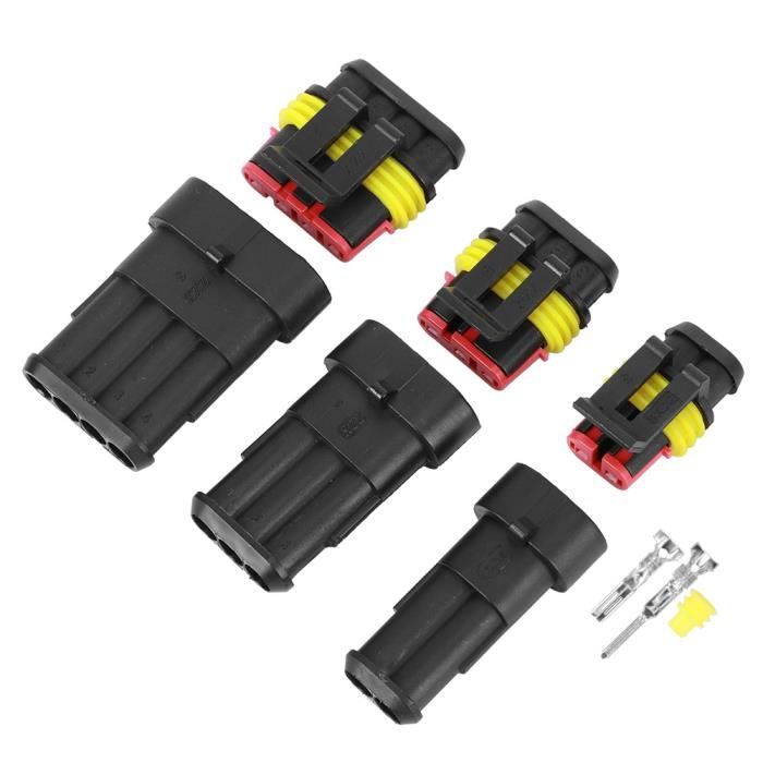 Connecteur Automobile étanche 2 Broches DJ7021Y-8-21 - Lot De 5 Sets, Pour Câblage Auto Et éclairage