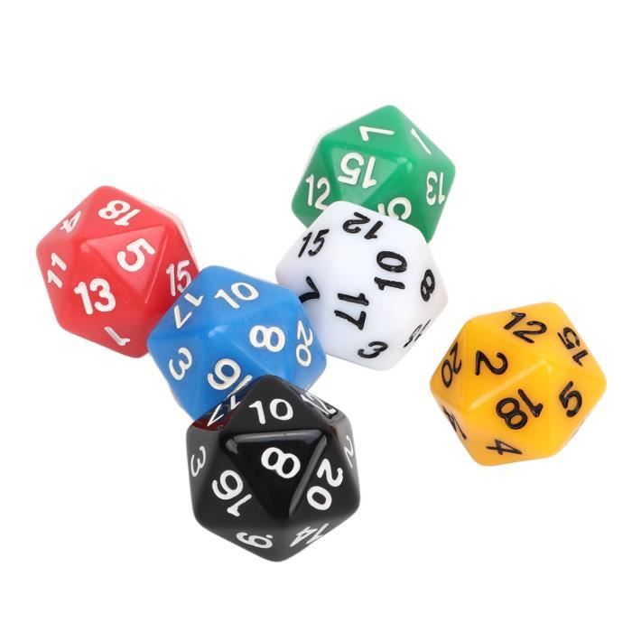 12 Dés Numériques 16 Mm – Chiffres 0-5 – Apprentissage Mathématique Et Jeux