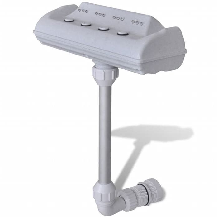 vidaXL Cascade Fontaine Piscine avec Lumières Led Cascade de Piscine Hors Sol 90504