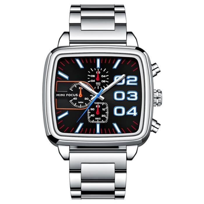 Montre carrée shop homme diesel