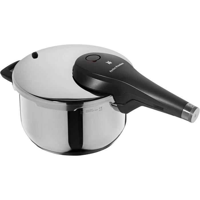 Autocuiseur WMF Perfect Premium One Pot à Induction 45 lAcier Inoxydable Cromargan Poli2 Niveaux de CuissonBouton Rotatif Tou