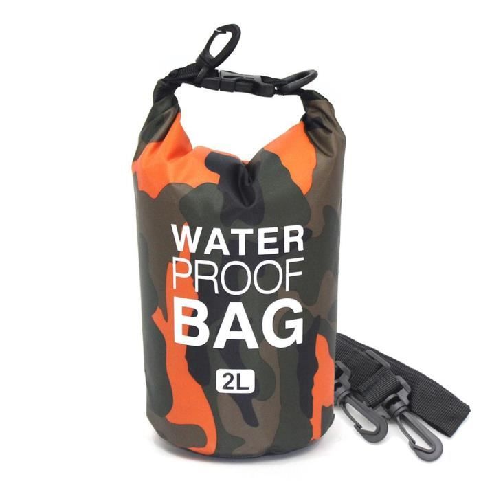 Sac de lavage de bain,étanche 2L,pour natation,Rafting,kayak,Trekking