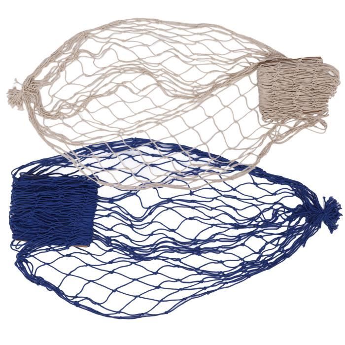 Décoration Murale Filet De Pêche Et Coquillages 100x200cm - Thème Nautique Plage Pour Chambre, Salon Ou Fête