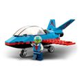 LEGO® 60323 City Great Vehicles L’Avion de Voltige, Idées de Cadeau Jouet pour Enfants dès 5 Ans avec Minifigure Pilote-1