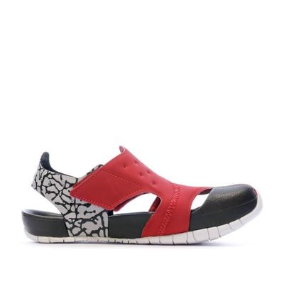 Sandales Enfant Nike Jordan Flare Rouge Noir Gris Fermeture Scratch Red Cdiscount Chaussures