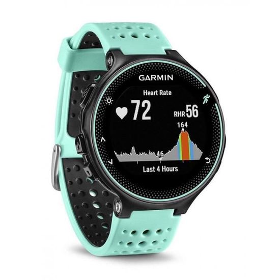 Bracelet de Rechange pour Montres Forerunner 235 Vert dEau//Noir Garmin Silicone