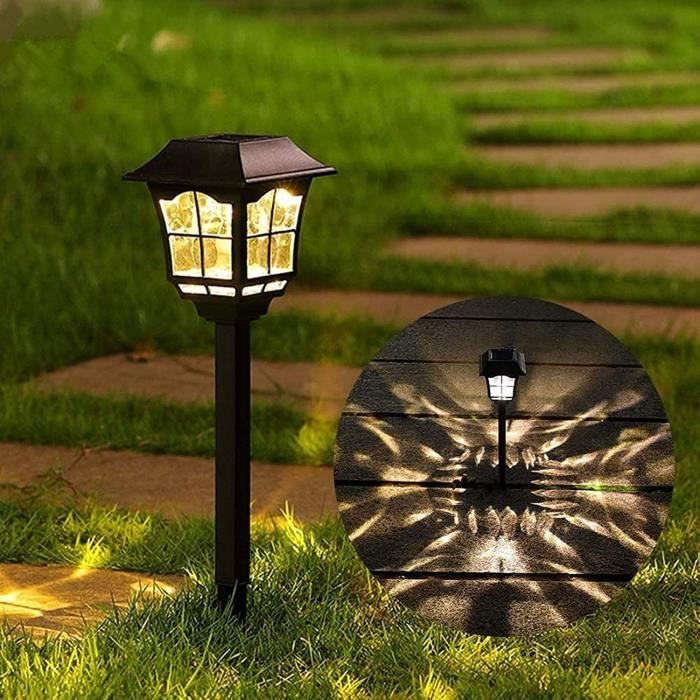 Lampes solaires d'extérieur pour jardin, jardin, extérieur, jardin - Lampe  LED étanche - Décoration de jardin [661] - Cdiscount Maison
