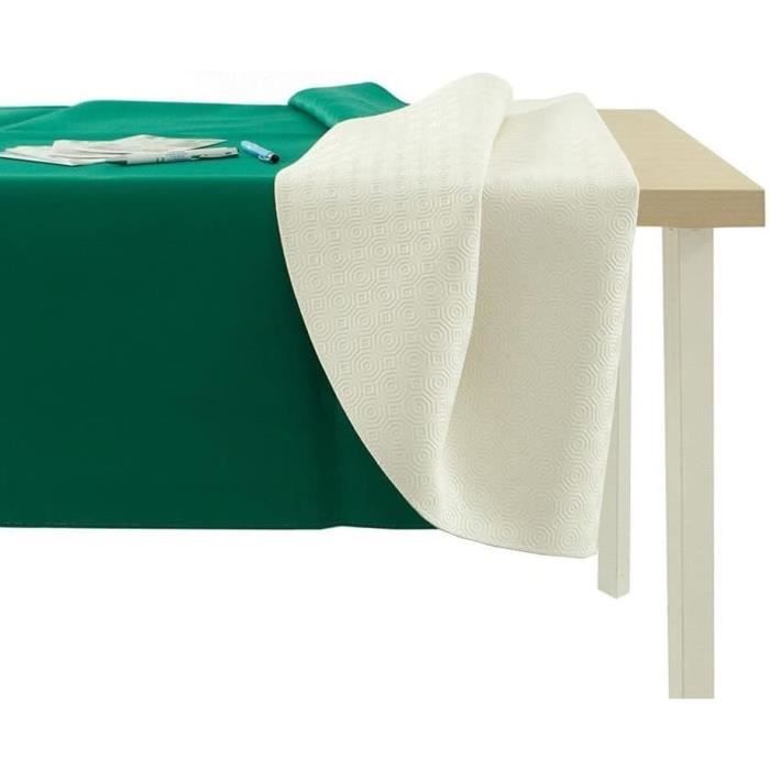 Sous Nappe Bulgomme Protège Table À Manger En Pvc Caoutchouté Molleton ...