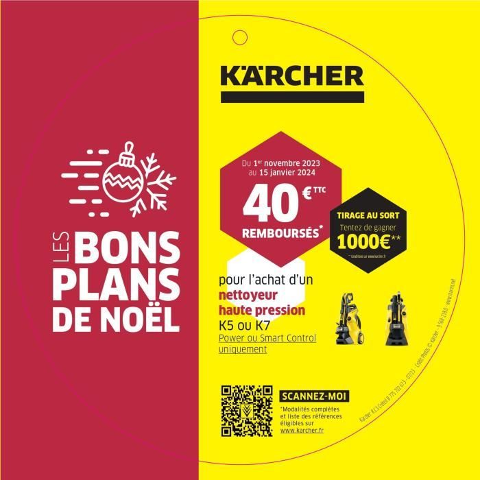 Kärcher K 7 Smart Control Nettoyeur haute pression 180 bar à eau froide -  Outillage de jardin motorisé - Achat & prix