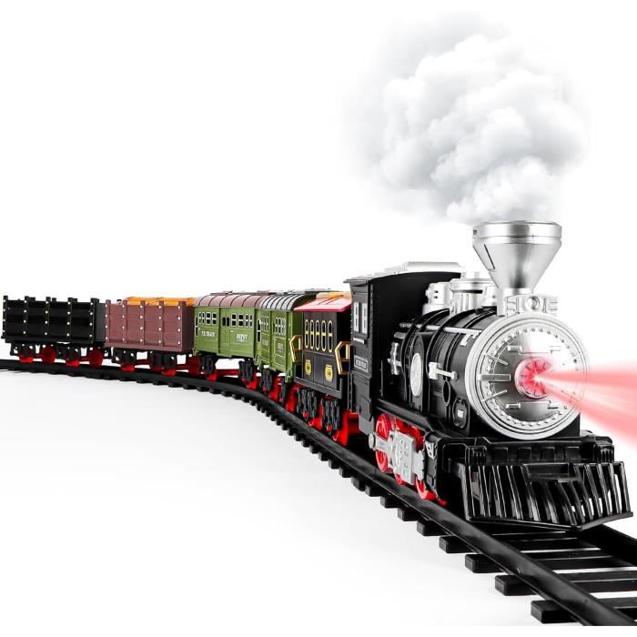 Train En Alliage VBACALA – Jouet Pour Enfants Dès 3 Ans, Couleurs Bleu/blanc/rouge