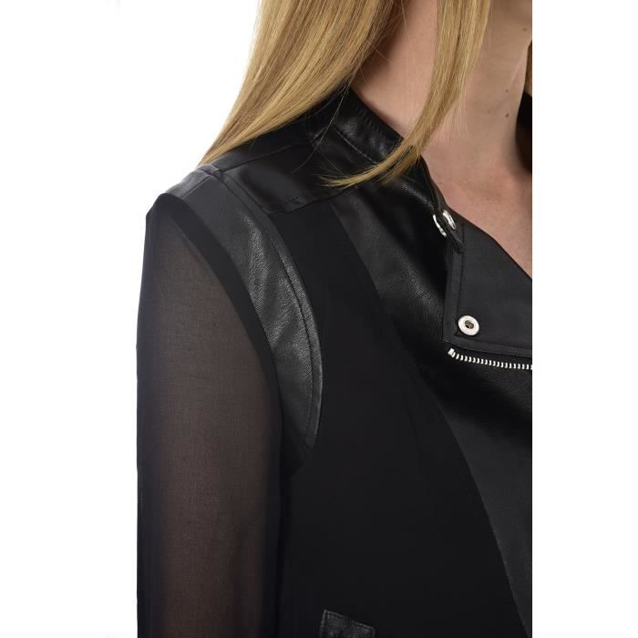 Perfecto bimatiere noir sexy femme Guess W92l79 Noir Cdiscount Pret a Porter