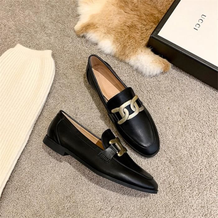 Mocassin femme avec boucle 2025