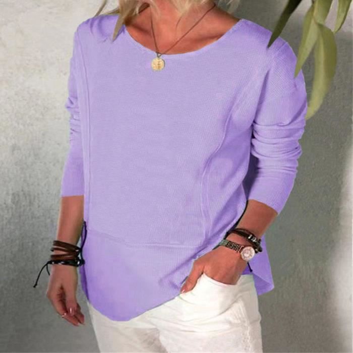 Blouse mauve femme hotsell
