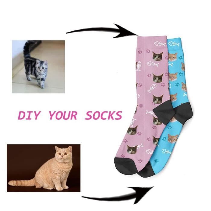 Chaussettes chat personnalisées deals