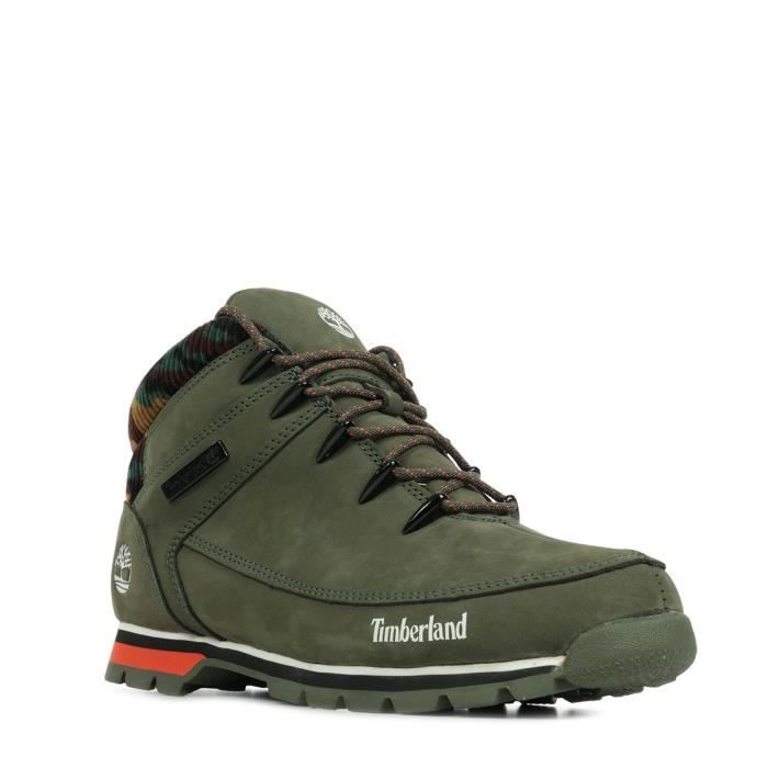Boots Timberland Euro Sprint Hiker Vert Cdiscount Chaussures