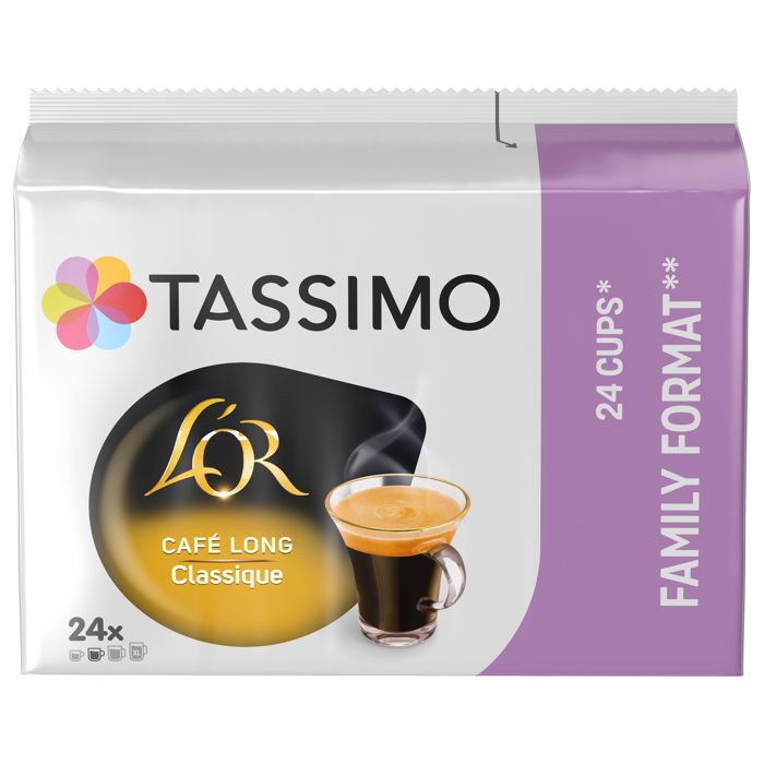 Café capsules compatibles Tassimo classique intensité 5 Tassimo