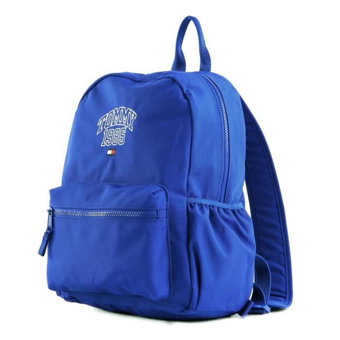 TOMMY HILFIGER Tommy Varsity Varsity Backpack Solid Ultra Blue 216350 sac a dos sac a dos bleu Cdiscount Bagagerie Maroquinerie