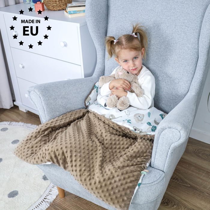 Couverture Poussette Bébé Hiver avec Minky 75x100 cm - Couverture Enfant  Couverture Doudou Couverture Nouveau-Né Bébé Bleu - Cdiscount Puériculture  & Eveil bébé