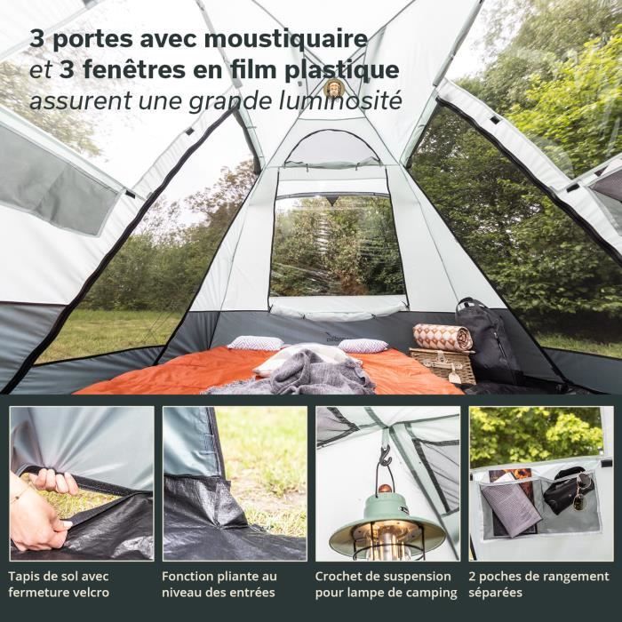XMTECH Tapis de Camping, 400x500cm Tapis de sol pour caravane