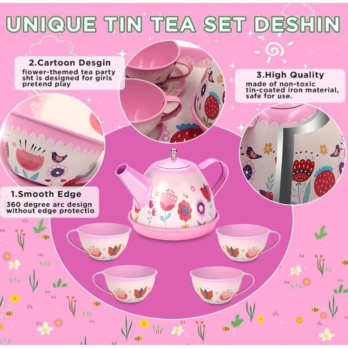 Jouet Enfant 2 Ans Fille Service à Thé Licorne Pour Filles – Jouet Théière + Gâteaux + Dessert – Cadeau Princesse 3-12 Ans Jouet Enfant 2 Ans Fille Service à Thé Licorne Pour Filles – Jouet Théière + Gâteaux + Dessert – Cadeau Princesse 3-12 Ans