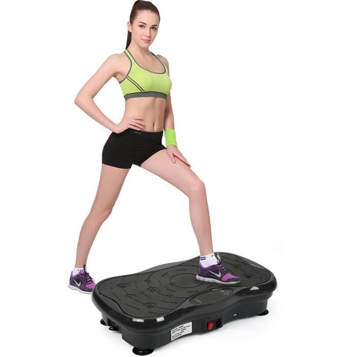 Plateforme Vibrante Oscillante ENKEEO – 99 Niveaux, 5 Programmes, 3 Zones, Moteur 200W, Pour Perte De Poids Et Renforcement Musculaire