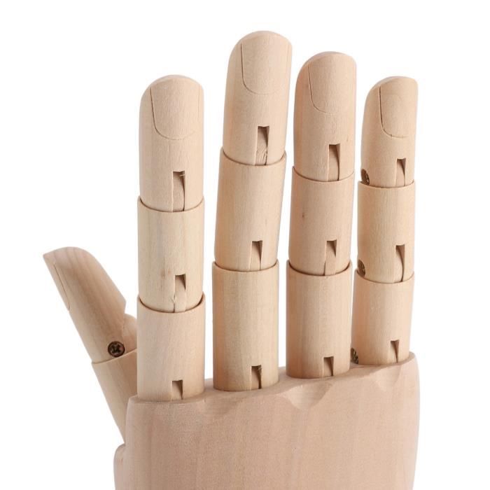 Mannequin de dessin pour artiste en bois, mannequin mobile avec base et corps flexible Mannequin de dessin pour artiste en bois, mannequin mobile avec base et corps flexible