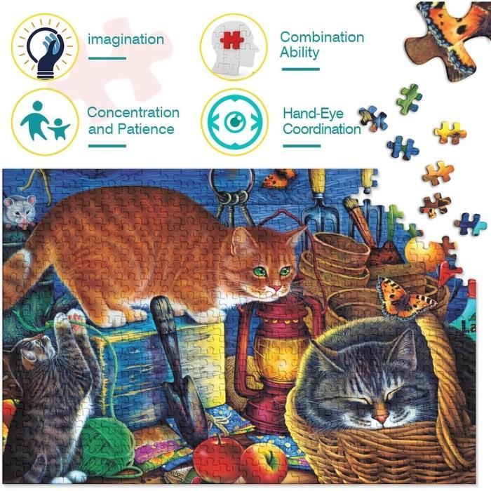 Puzzle per Adulti,78x53 cm,1000 pezzi puzzle per adulti