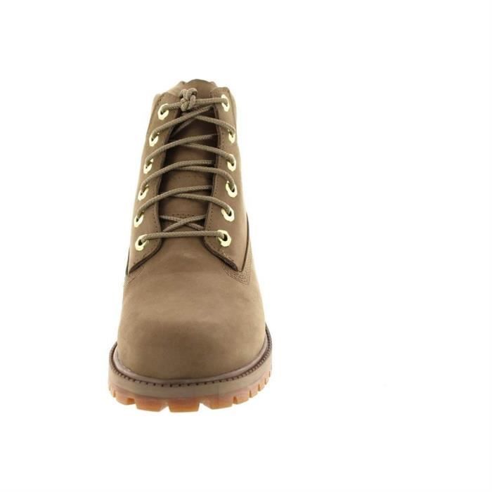 Bottines Femme Timberland 6IN Premium WP Nubuck Beige