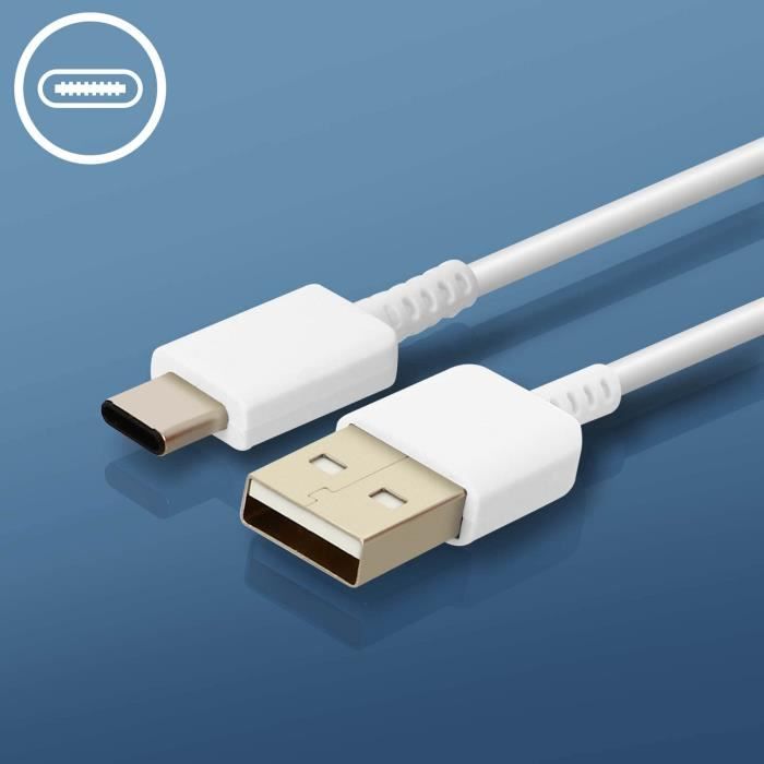Chargeur Secteur USB 15W Quick Charge 3.0 et Câble USB-C Original Samsung  Blanc - Cdiscount Informatique