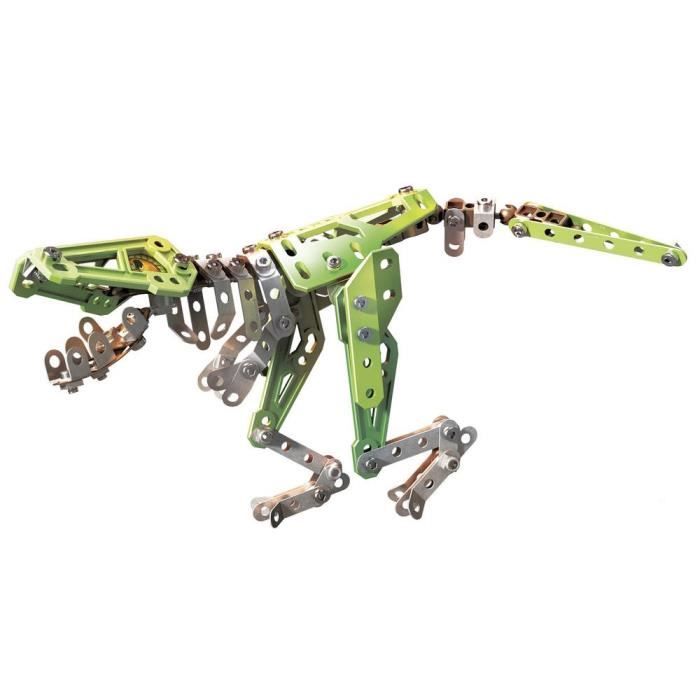 Jeu de construction MECCANO Dinosaures 10 Modeles T Rex 179 pieces Mixte A partir de 8 ans