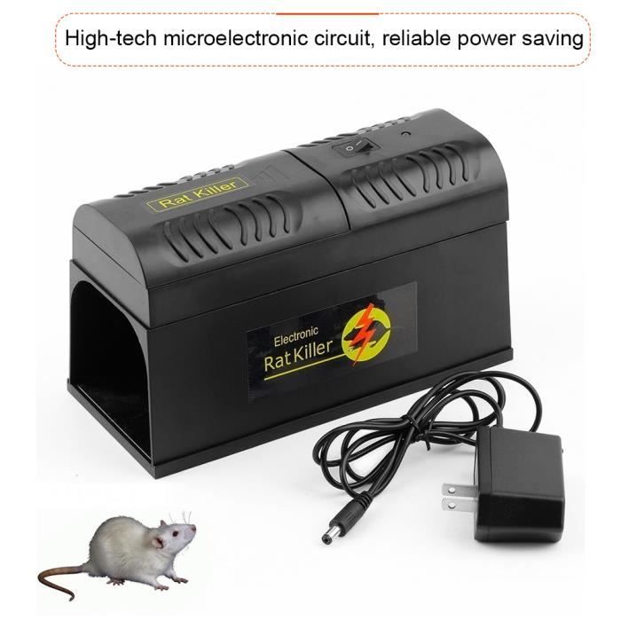 Piège à Rat Électrique 7000V Haute Efficacité - Réutilisable Intérieur Extérieur