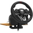 Volant de course Racing Wheel Apex - HORI - PC, PS4 et PS5 - Pédales incluses - Noir-3