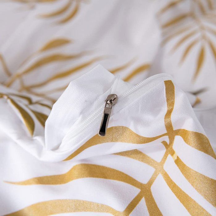 Housse De Couette - Cheval Blanc - 220x240 Cm - Microfibre Ultra Douce - Impression 3D - 2 Taies 65x65 Cm - Maison