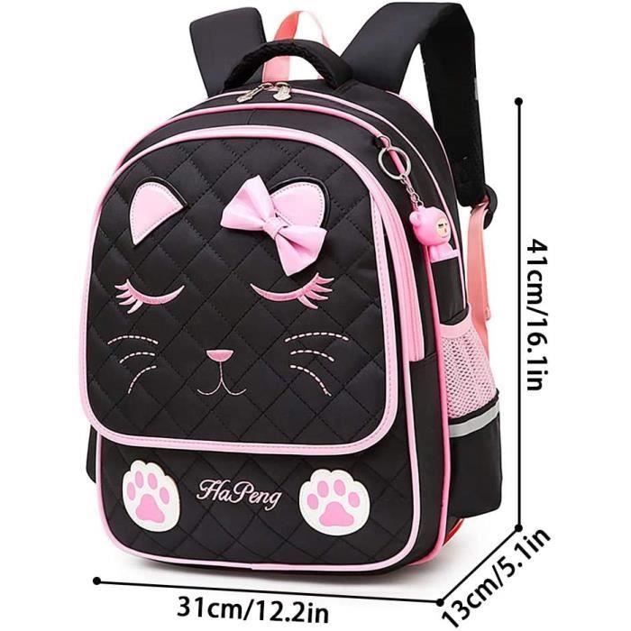 Cartable store noir fille