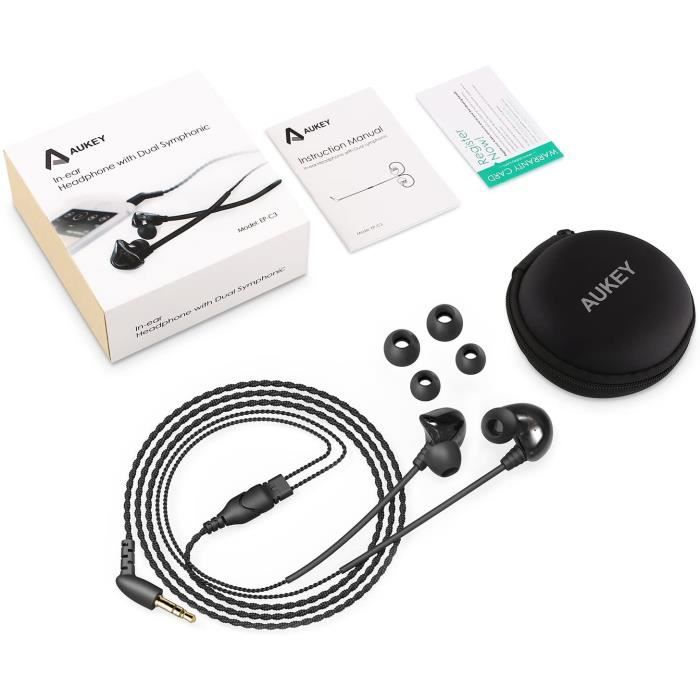 Écouteurs sans fils intra Bluetooth avec micro pour iPhone / Android –  Andoelec