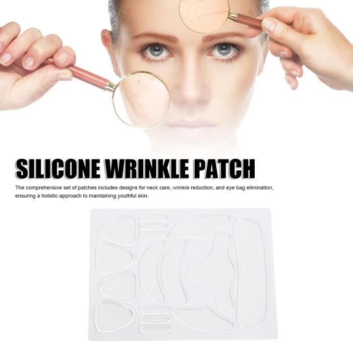 ESTINK Patch anti-rides en silicone Lot de Tapes Anti-rides, Lissantes ...