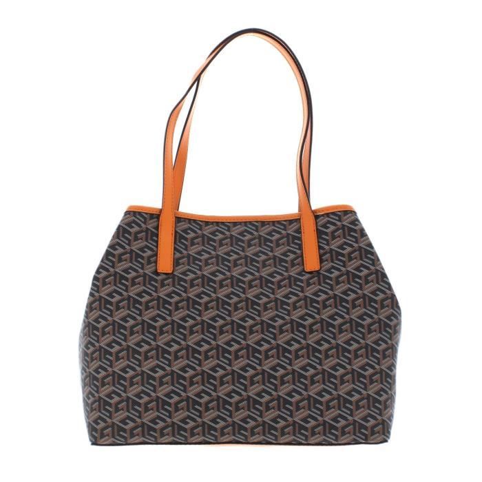 Guess vikky discount tote cognac