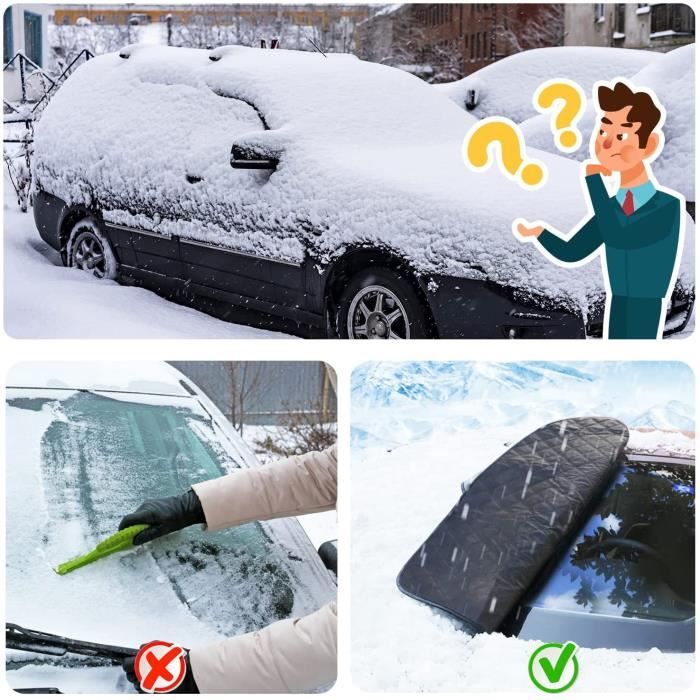 Acheter Couverture universelle de neige pour pare-brise de voiture
