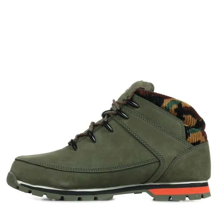 Boots Timberland Euro Sprint Hiker Vert Cdiscount Chaussures