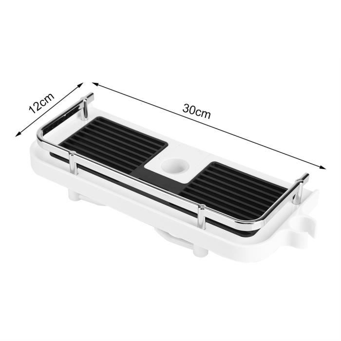 Étagère De Douche Coin Signature Hardware – Chromée – Inox Et Laiton