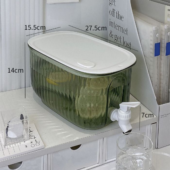 Distributeur D'Eau/Bière En Verre 8L VidaXL Avec Robinet - Style Vintage Pour Cuisine, Bar Et Fêtes