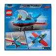 LEGO® 60323 City Great Vehicles L’Avion de Voltige, Idées de Cadeau Jouet pour Enfants dès 5 Ans avec Minifigure Pilote-5