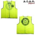Moto Gilet sécurité gilet réflecteur gilet Fluo jaune taille 3xl