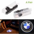 8pcs / set Led de porte de voiture Logo Projecteur laser Light pour BMW E60 E61 M5 F10 F07 5 séries-0